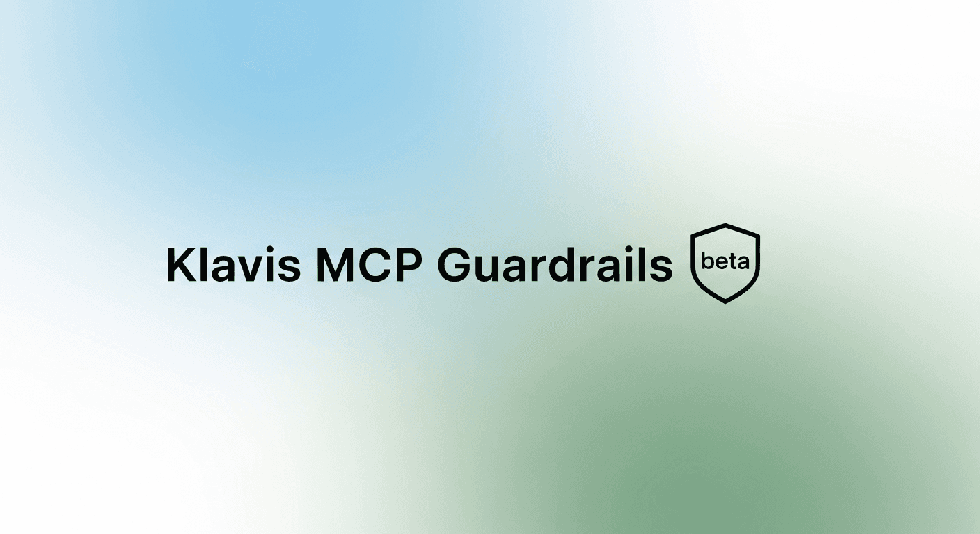 Cover Image for Introducing Klavis MCP Guardrails (beta)