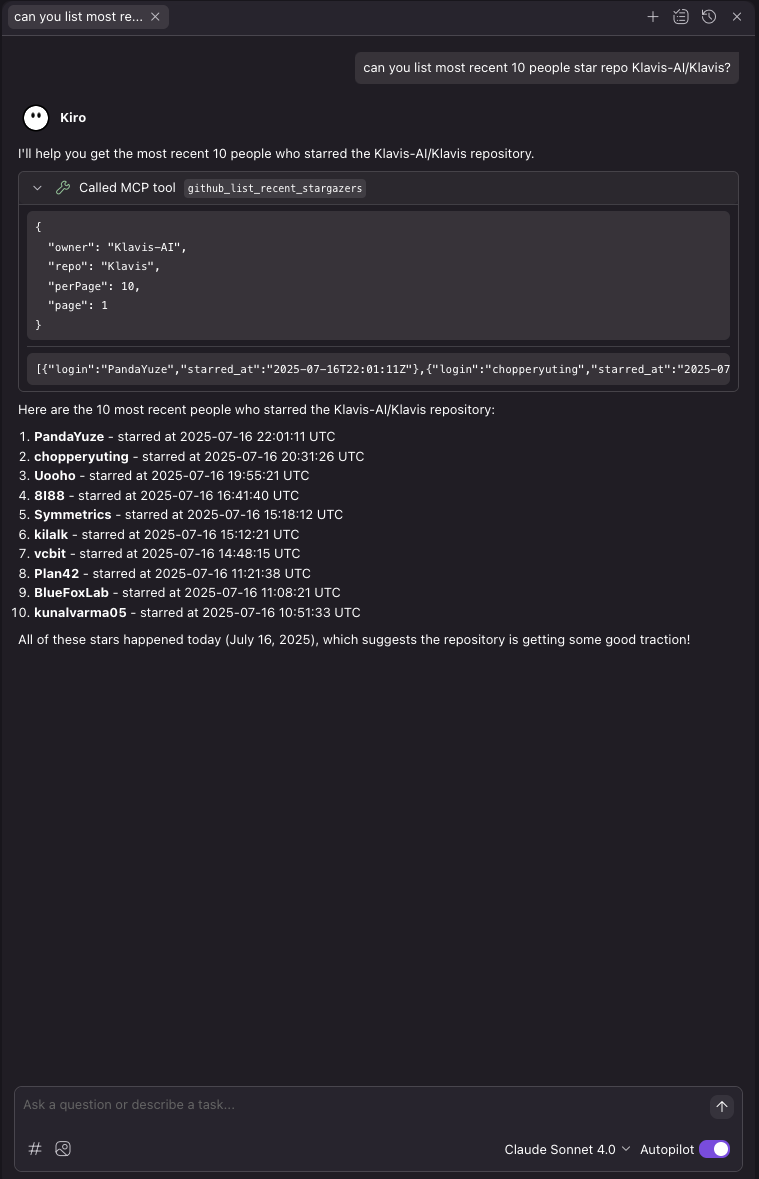Using MCP Server in Kiro