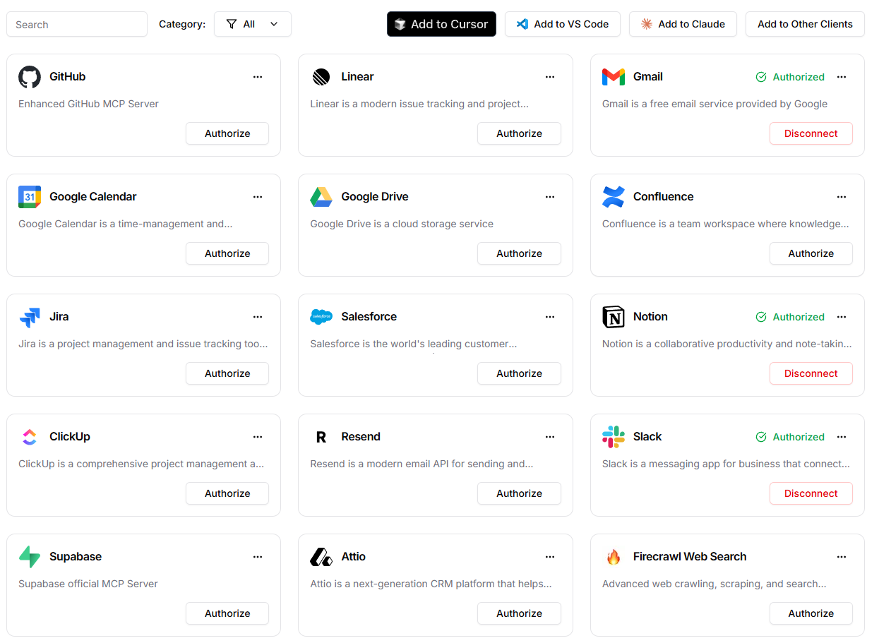 Klavis AI Support Tools